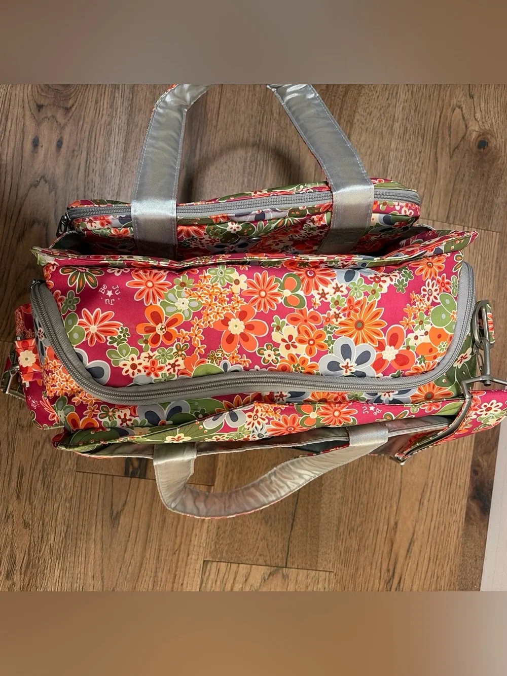 Ju-Ju-Be Floral Be Prepared Diaper or Duffle Bag in Perky Perennials